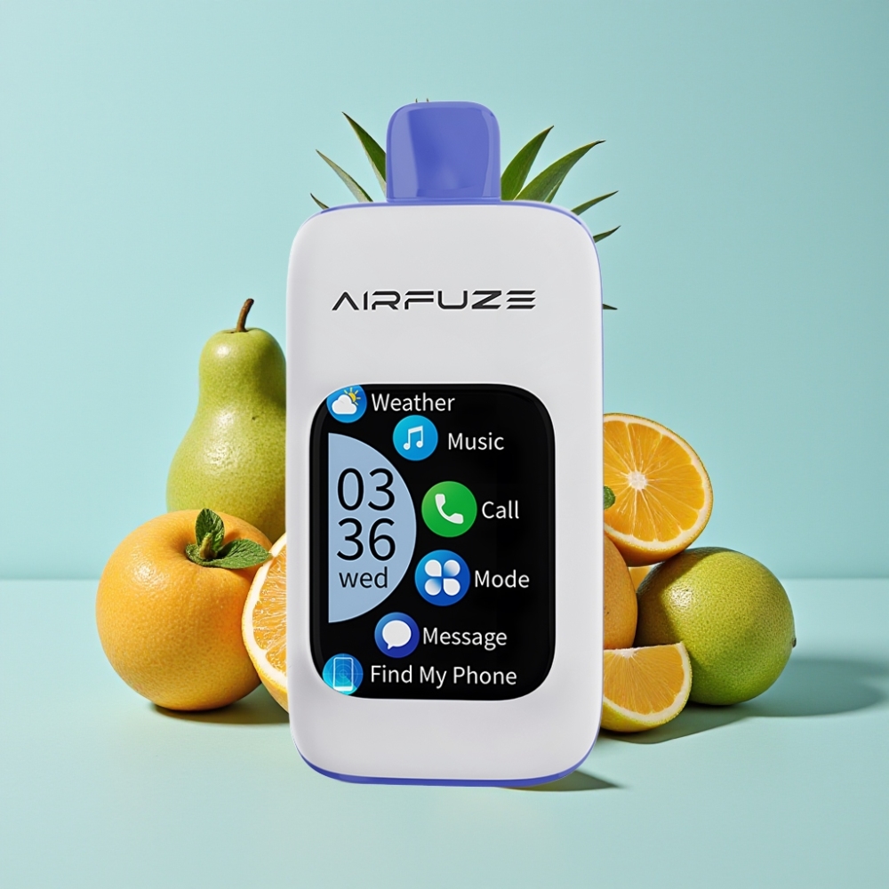 AirFuze Smart 30000 Puffs Disposable Pod Menta de Miami 5 900mAh Tipo-C