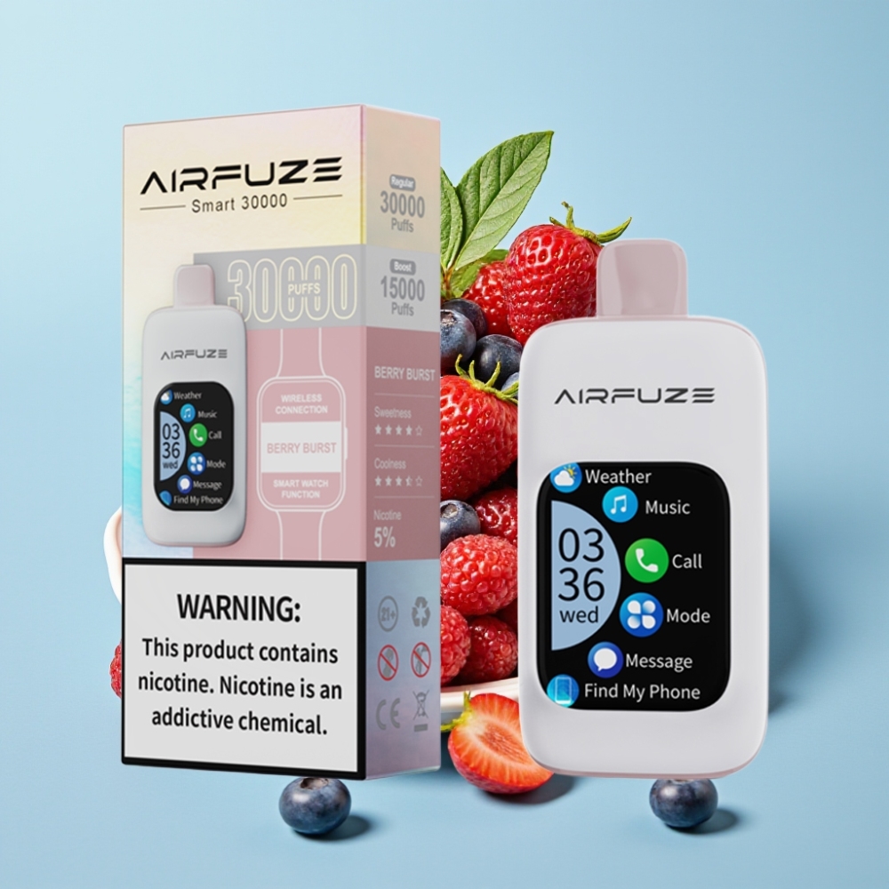 AirFuze Smart 30000 Puffs Disposable Pod TFT 201\ Berry Burst Explosión de Bayas