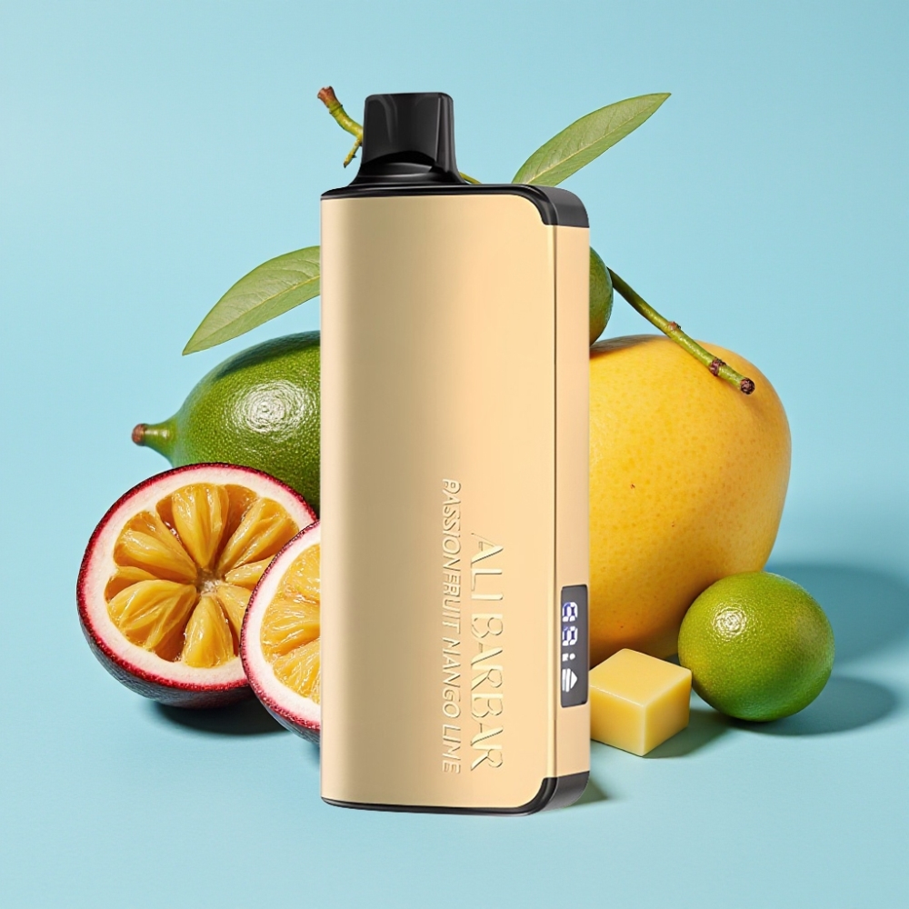 Alibarbar Ingot 22ml 9000 Puffs Vape Desechable Maracuyá Mango Lima