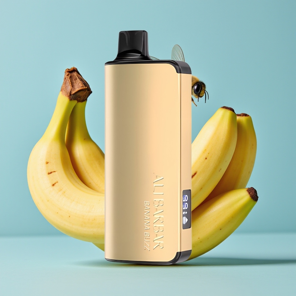 Alibarbar Ingot 9000 Puffs 22ml 2350mAh Banana Buzz (Plátano Energía)