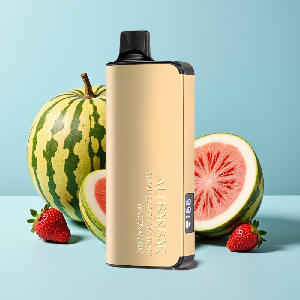 Alibarbar Ingot 9000 Puffs 22ml 2350mAh Fresa Coco Sandía