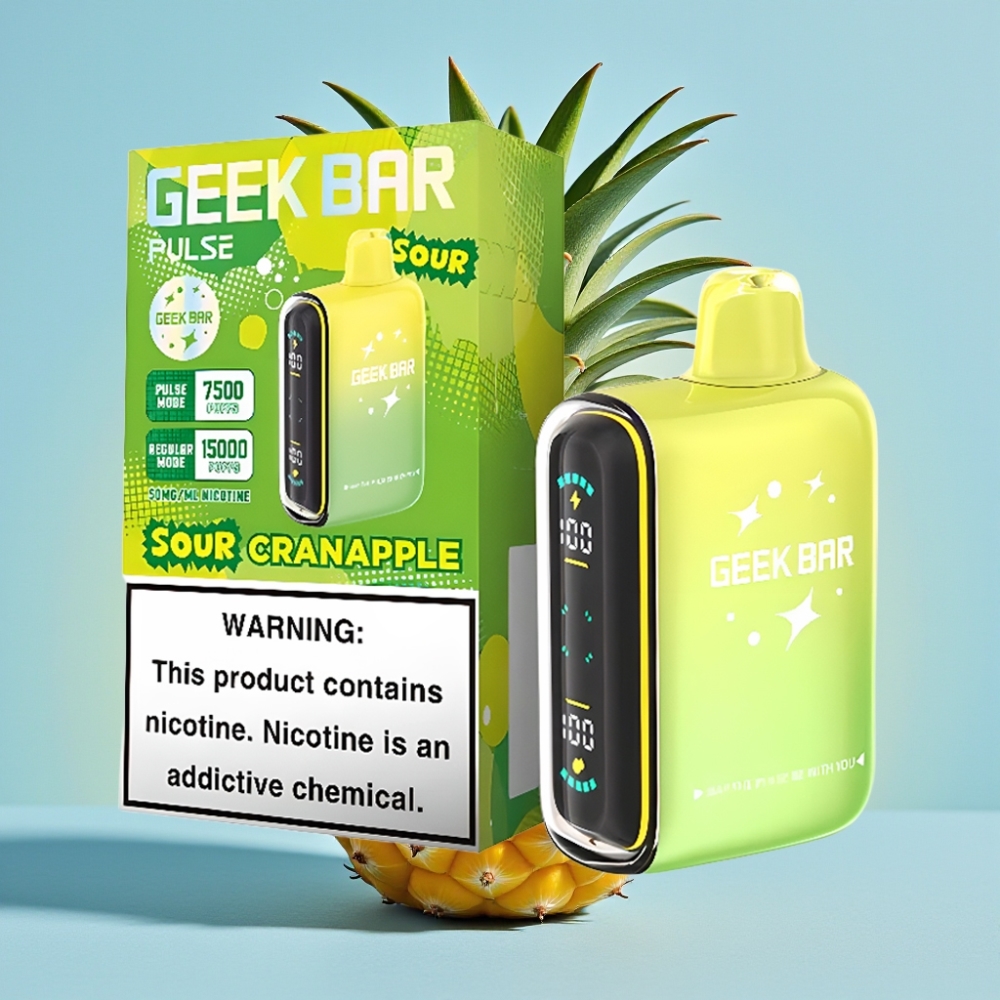 Geek Bar Pulse 15000 Puffs 16ML 5 USB-C Ajustable Sabor Ácido