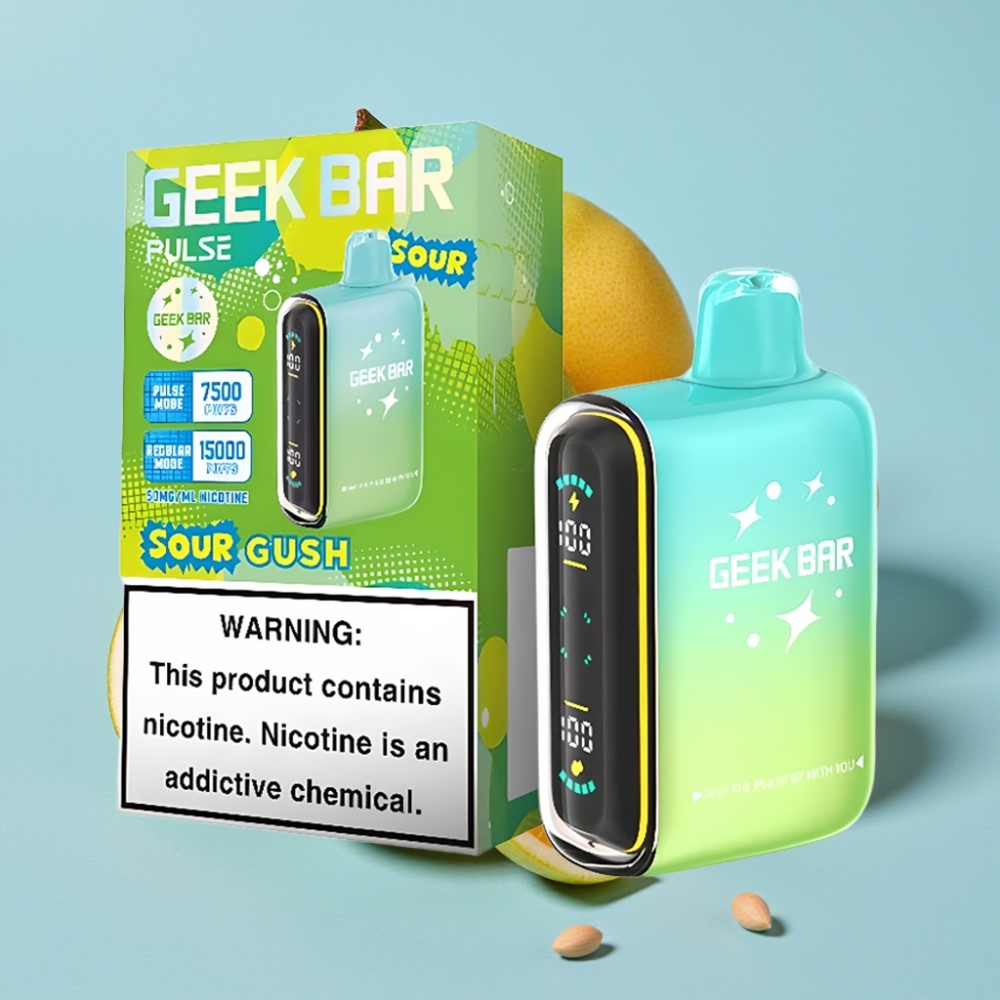 Geek Bar Pulse 15000 Puffs 16ML 5 USB-C Ajustable Sabor Ácido