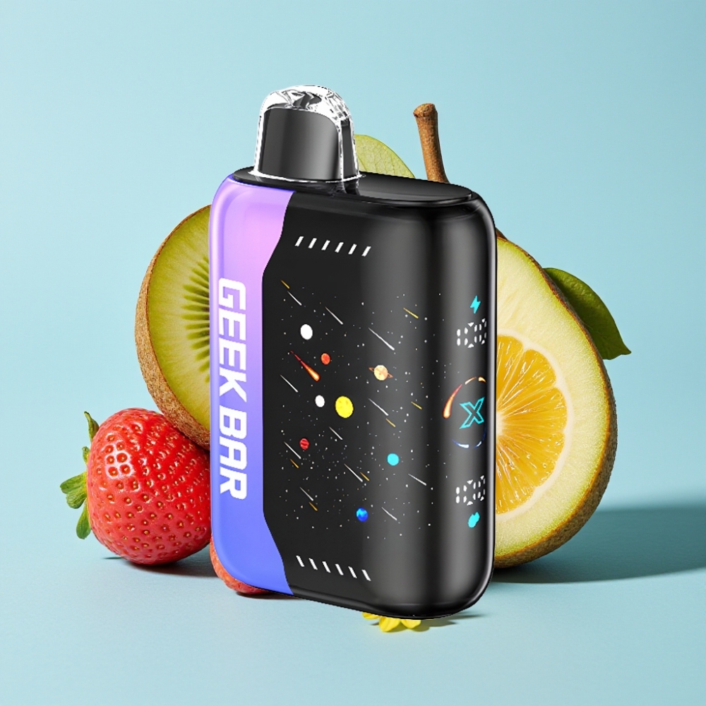 Geek Bar Pulse X 25000 Caladas 18mL Pantalla 3D USB-C Bobina Dual Meteorito