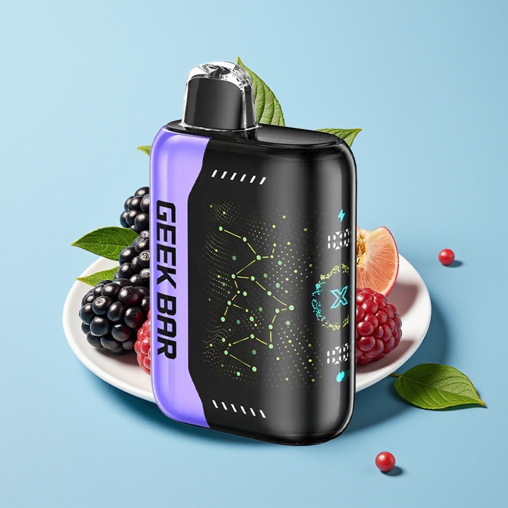 Geek Bar Pulse X 25000 Puffs 18mL Pantalla 3D USB-C Bobina Dual