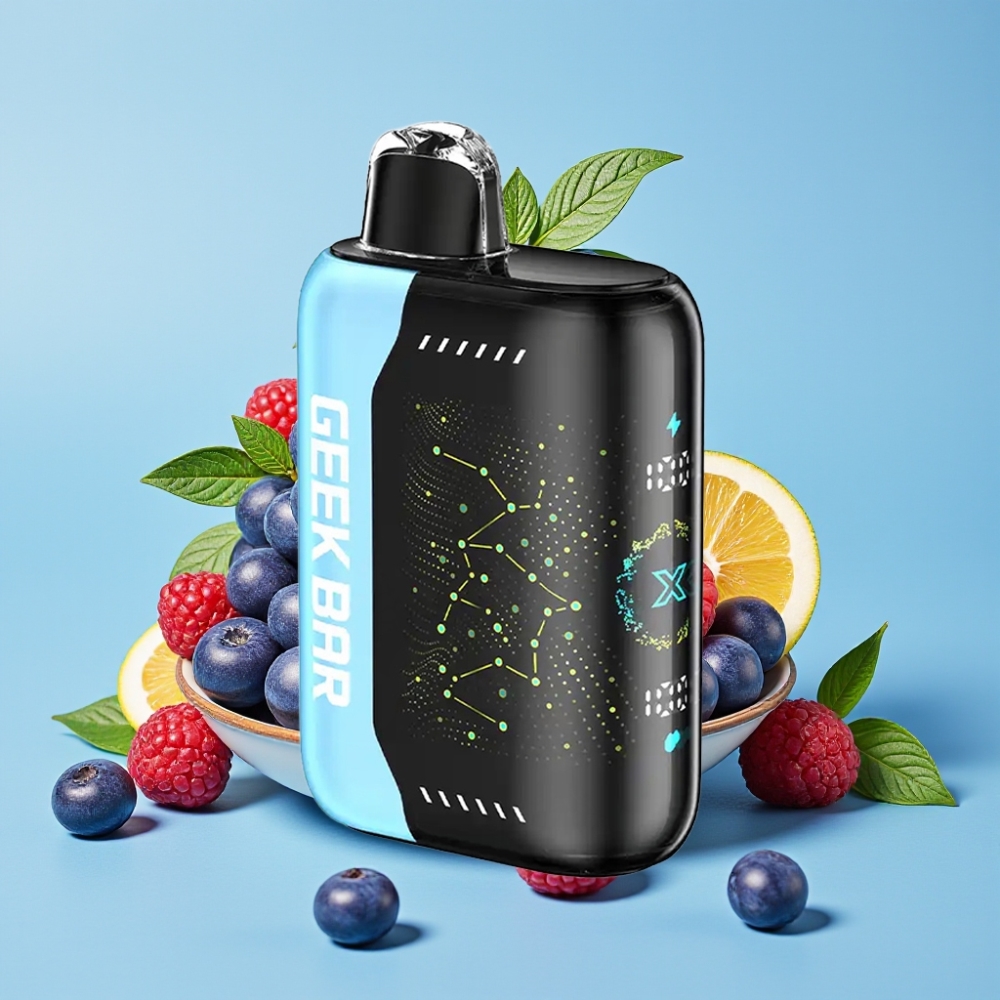 Geek Bar Pulse X 25000 Puffs 18mL Pantalla 3D USB-C Bobina Dual