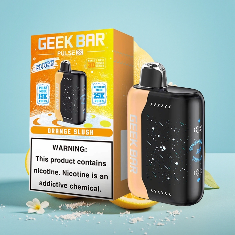 Geek Bar Pulse X 25000 Puffs 18mL Pantalla 3D USB-C Doble Malla Edición Slush