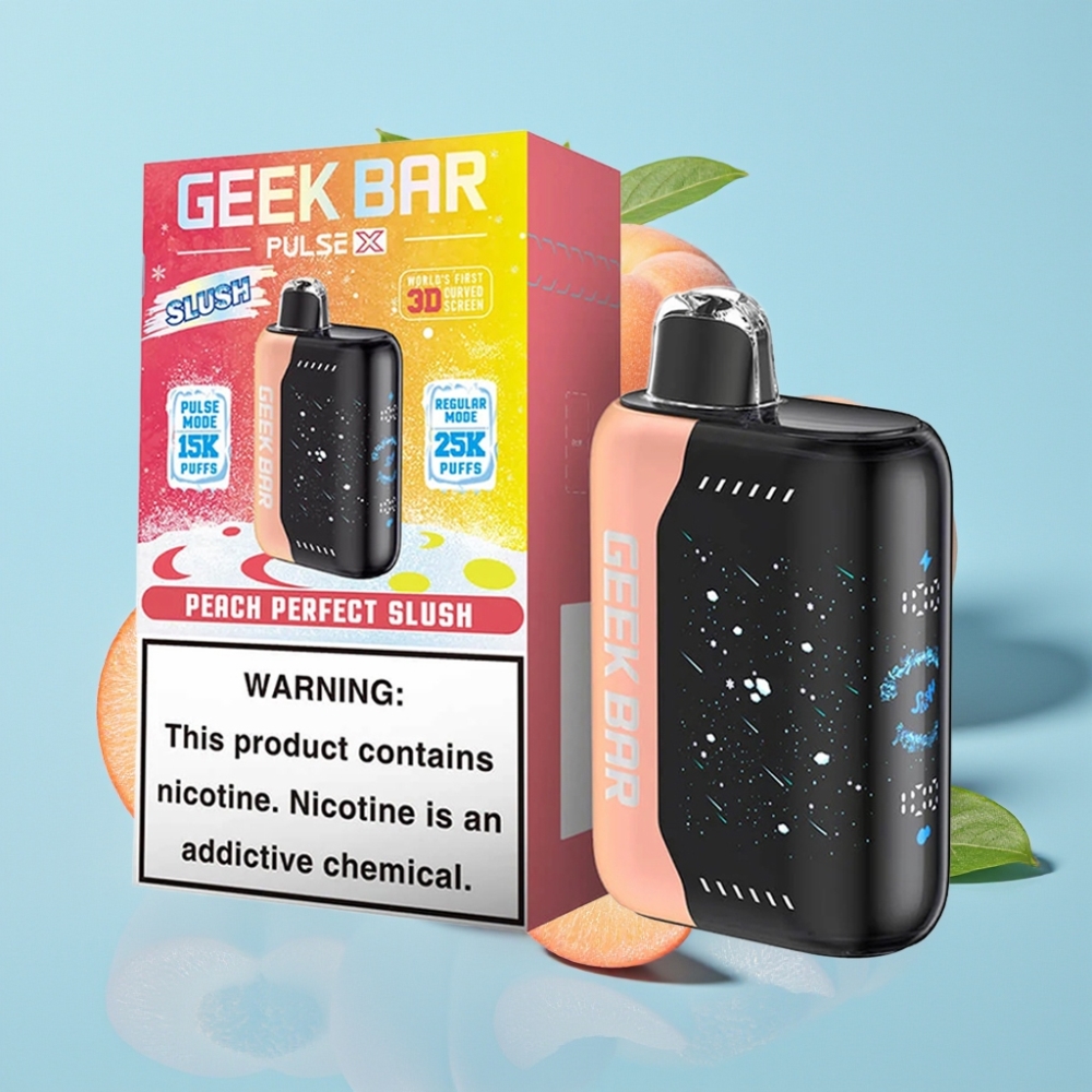 Geek Bar Pulse X 25000 Puffs 18mL Pantalla 3D USB-C Doble Malla Edición Slush