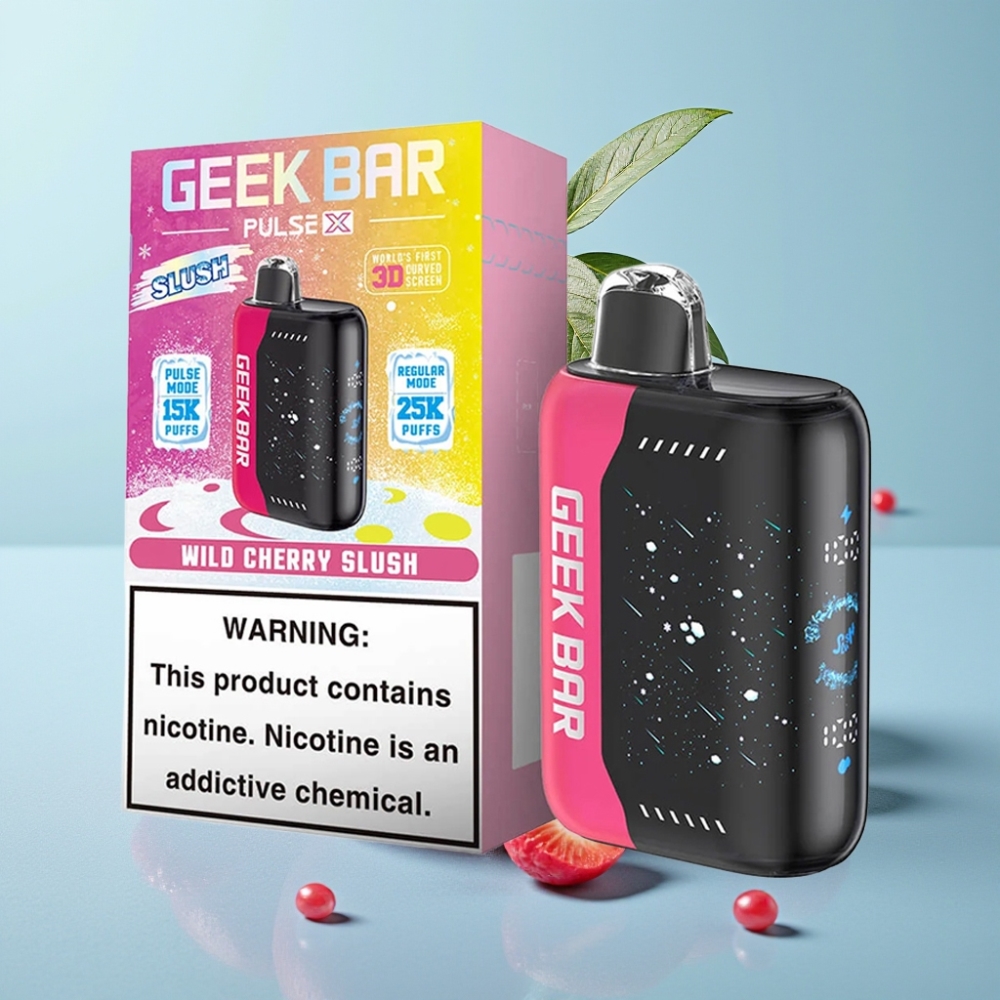 Geek Bar Pulse X 25000 Puffs 18mL Pantalla 3D USB-C Doble Malla Edición Slush