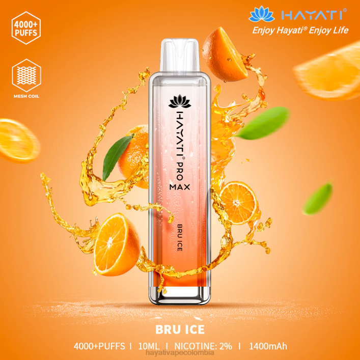 Hayati Bogotá - 0NLV130 Hayati Pro Max desechable bru hielo