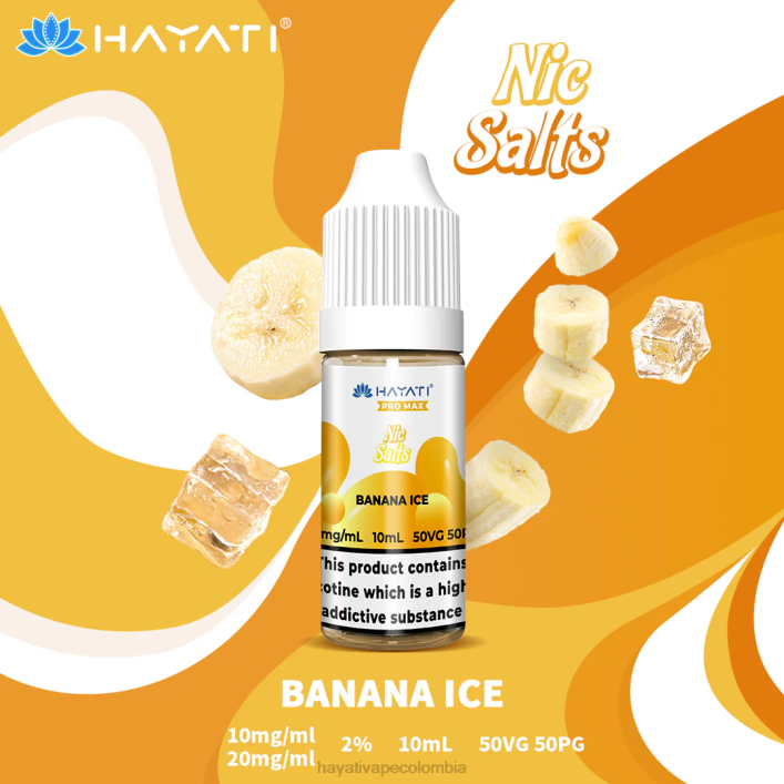 Hayati Bogotá - 0NLV230 Hayati Pro Max sales de nic hielo de plátano