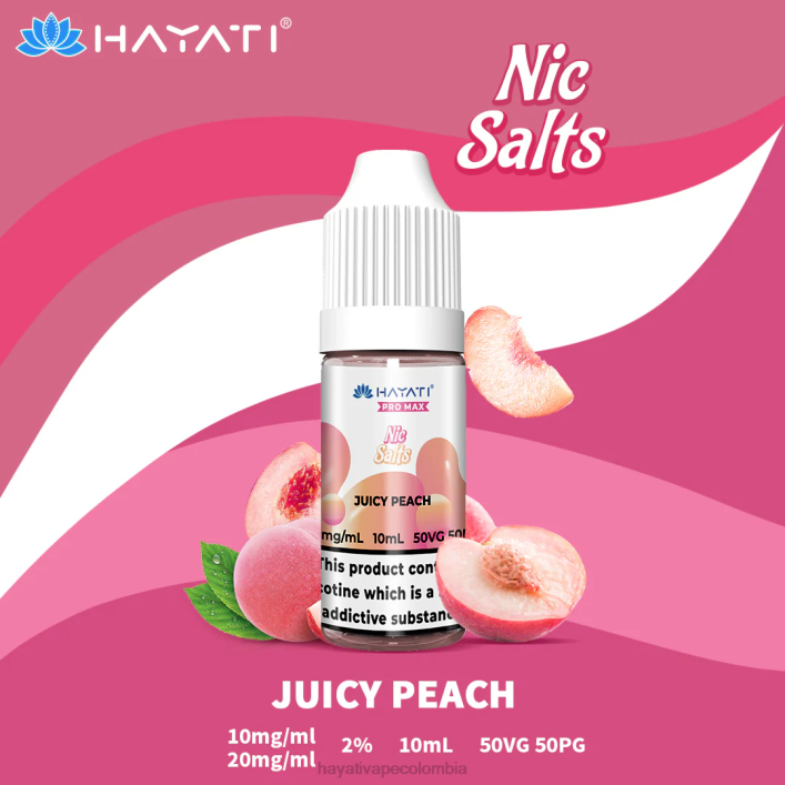 Hayati Bogotá - 0NLV240 Hayati Pro Max sales de nic Durazno jugoso