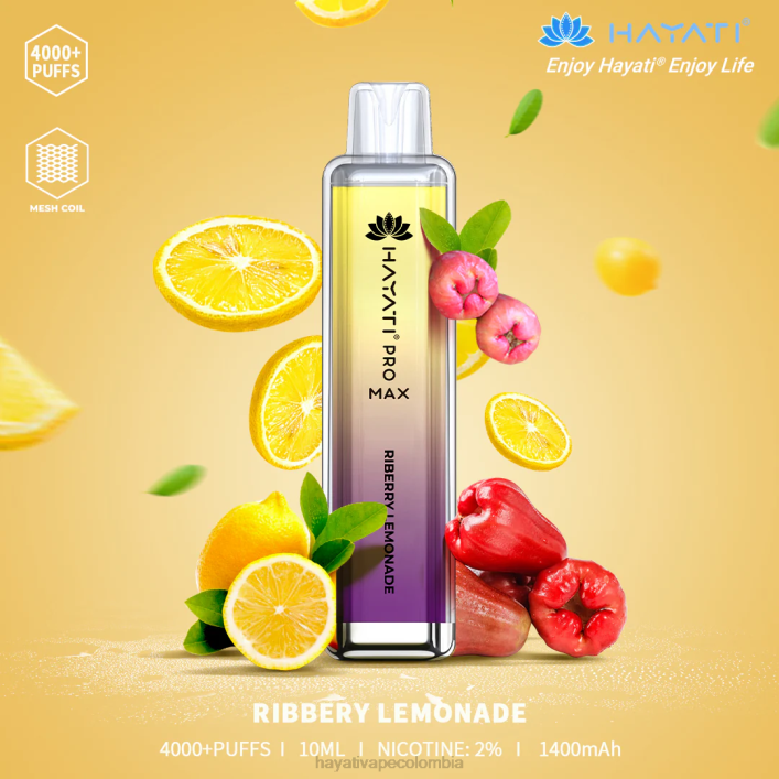 Hayati Colombia - 0NLV117 Hayati Pro Max desechable limonada de riberas
