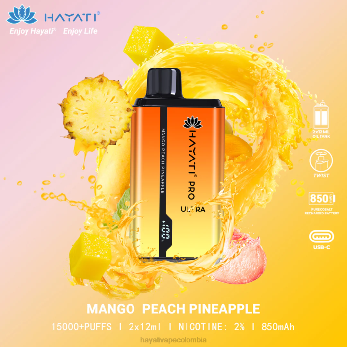 mango durazno piña