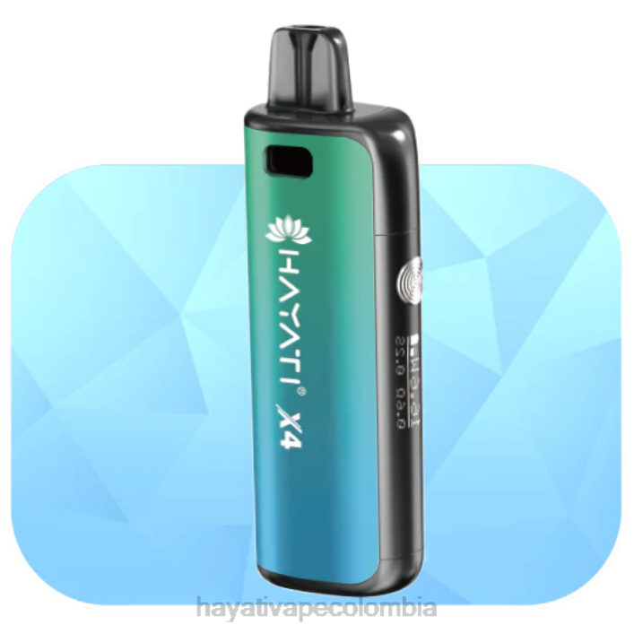 Hayati flavour list - 0NLV59 Hayati X4 sistema de cápsulas recargables aurora verde