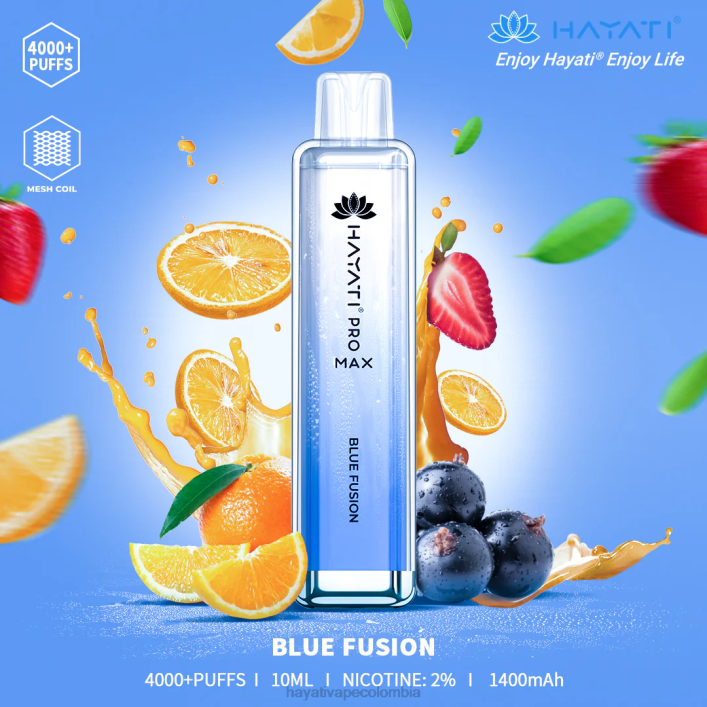 Hayati flavour vapes - 0NLV93 Hayati Pro Max desechable fusión azul