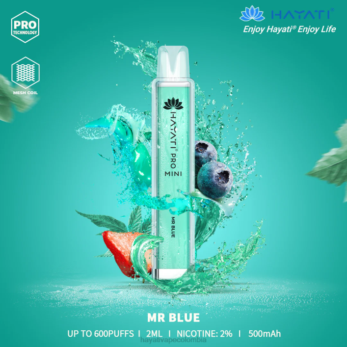 Hayati vape near me - 0NLV16 Hayati Pro Mini desechable señor azul