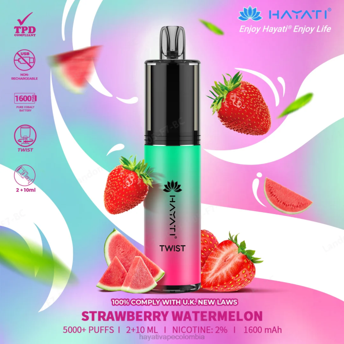 Hayati vape near me - 0NLV86 Hayati Twist desechable sandia fresa