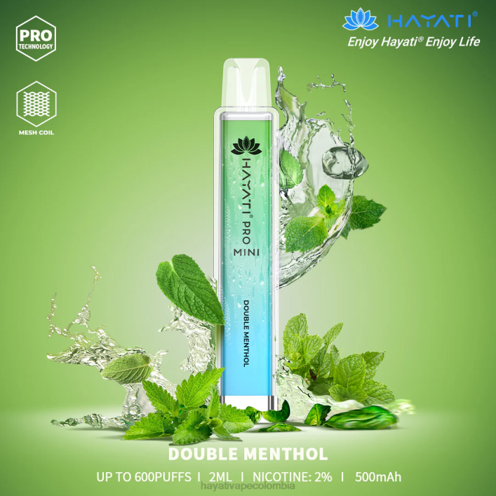 Hayati vape review - 0NLV8 Hayati Pro Mini desechable doble mentol