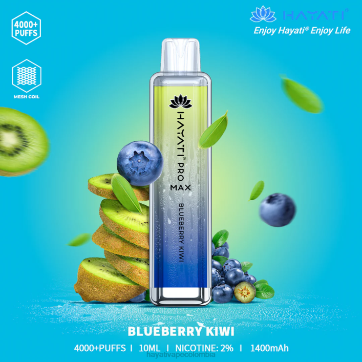 Hayati vape review - 0NLV98 Hayati Pro Max desechable kiwi de arándanos