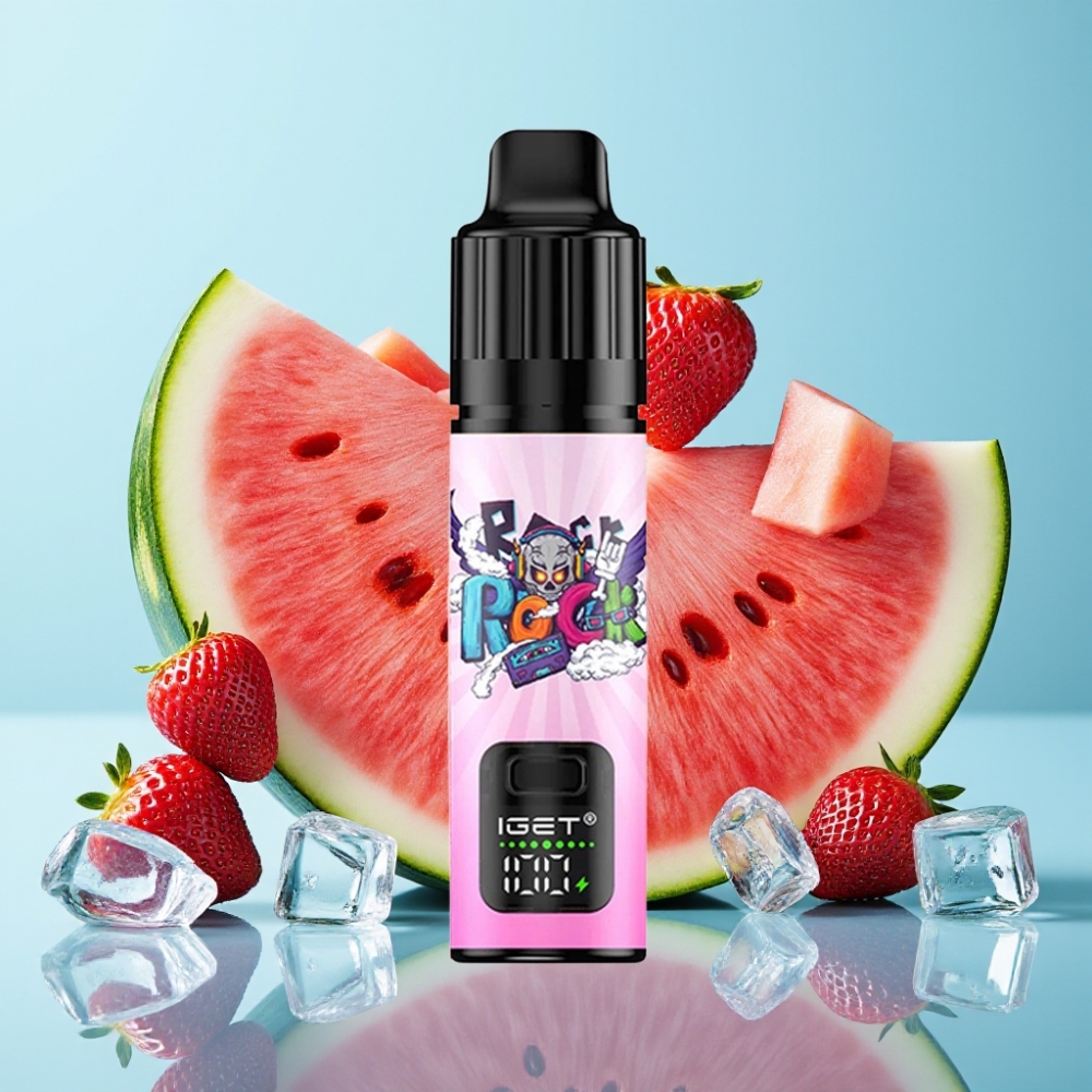 IGET BAR PLUS S3 POD 10000 Caladas 18ml Fresa Sandía Hielo Vape Desechable