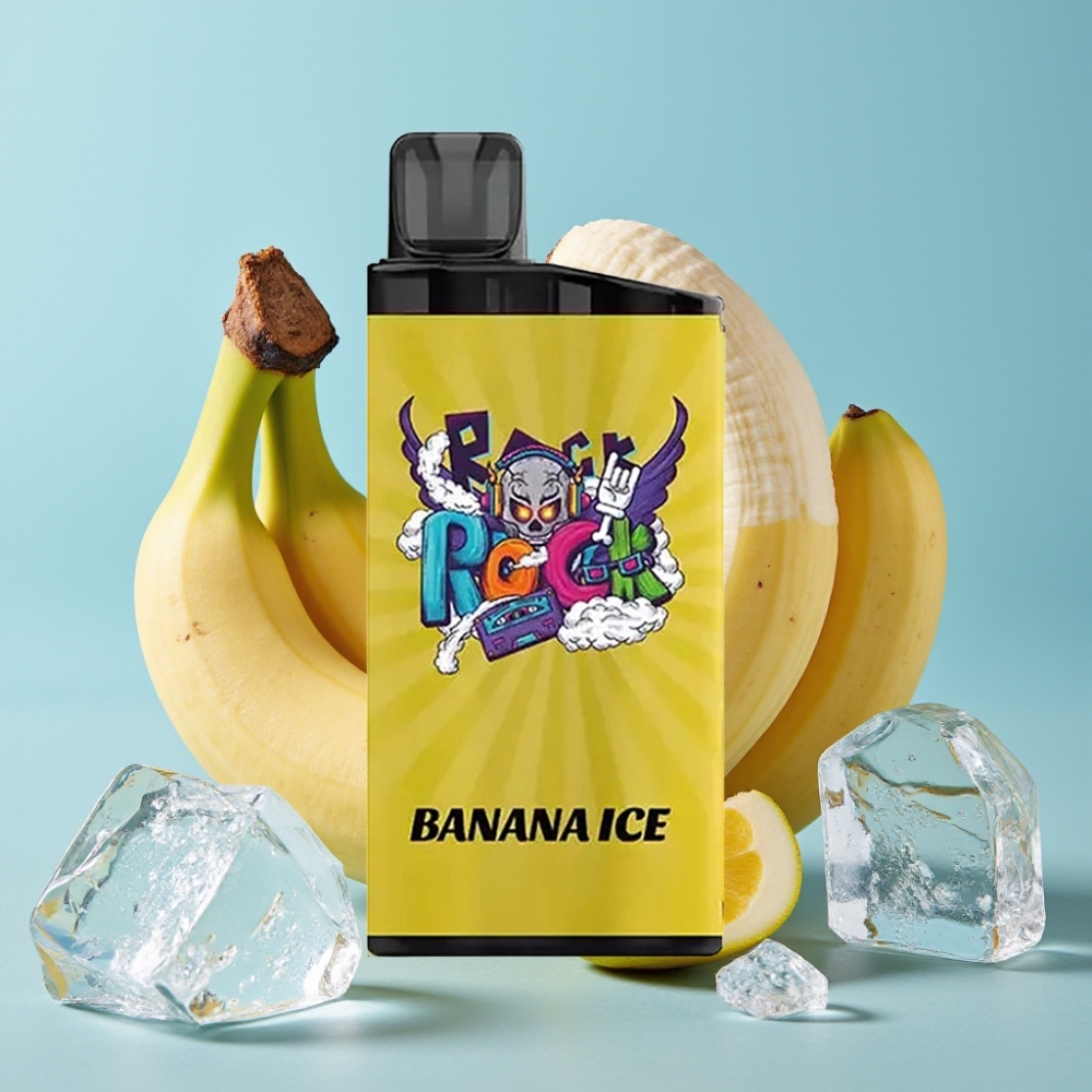 IGET Bar 3500 Puffs 1400mAh Banana Ice Vape Desechable