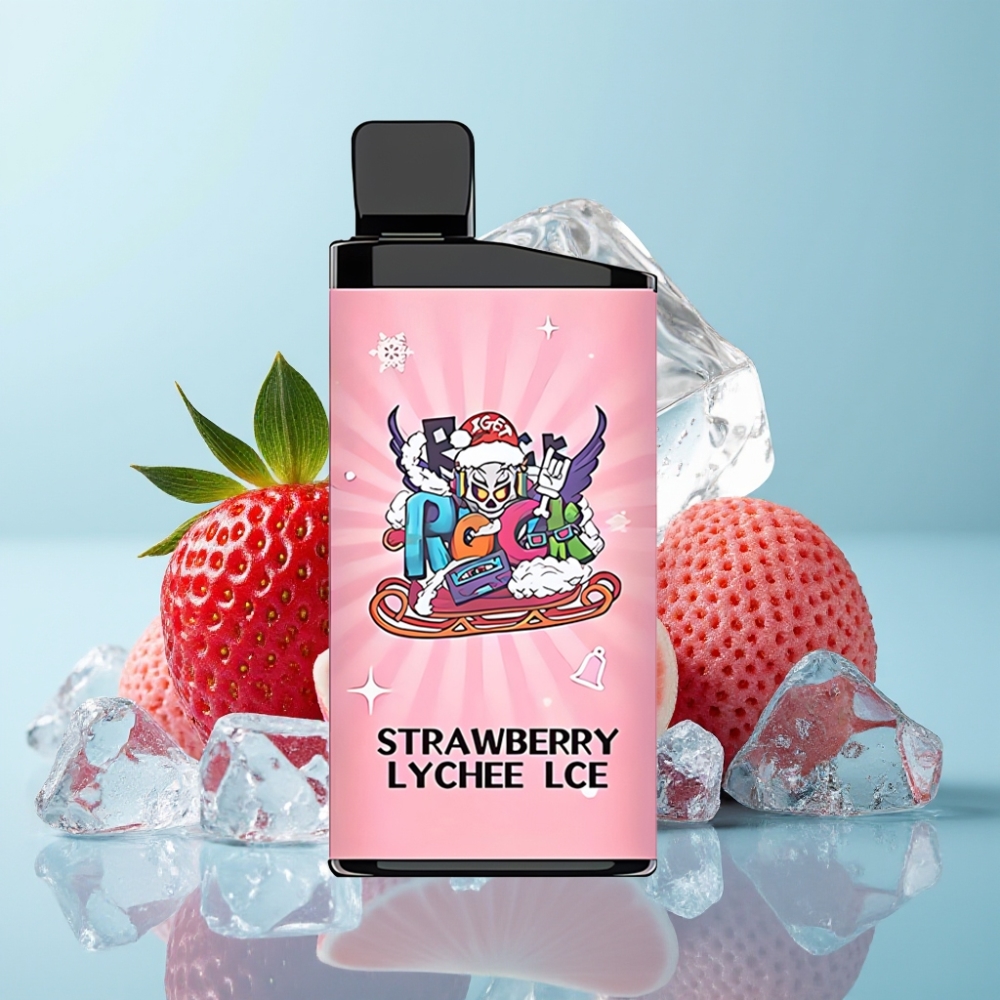 IGET Bar 3500 Puffs Fresa Lichi Hielo con Bobina Mesh 12 Ohm y Batería 1400 mAh
