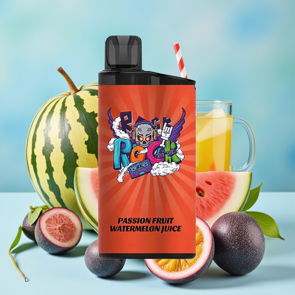 IGET Bar 3500 Puffs Vape Desechable 1400mAh Sabor Jugo de Fruta de la Pasión y Sandía