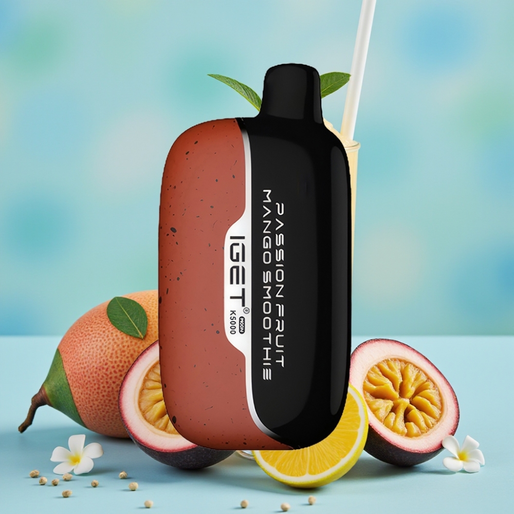IGET Moon K5000 Puffs 815g PC 135 Ohm 495x253x994mm Batido de Fruta de la Pasión y Mango