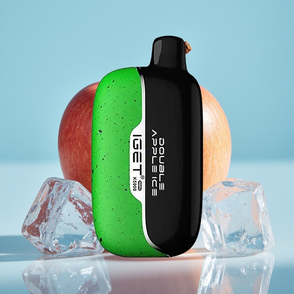 IGET Moon K5000 Puffs Vape Desechable 815g 5000 Caladas PC 135 Ohm Doble Manzana Hielo