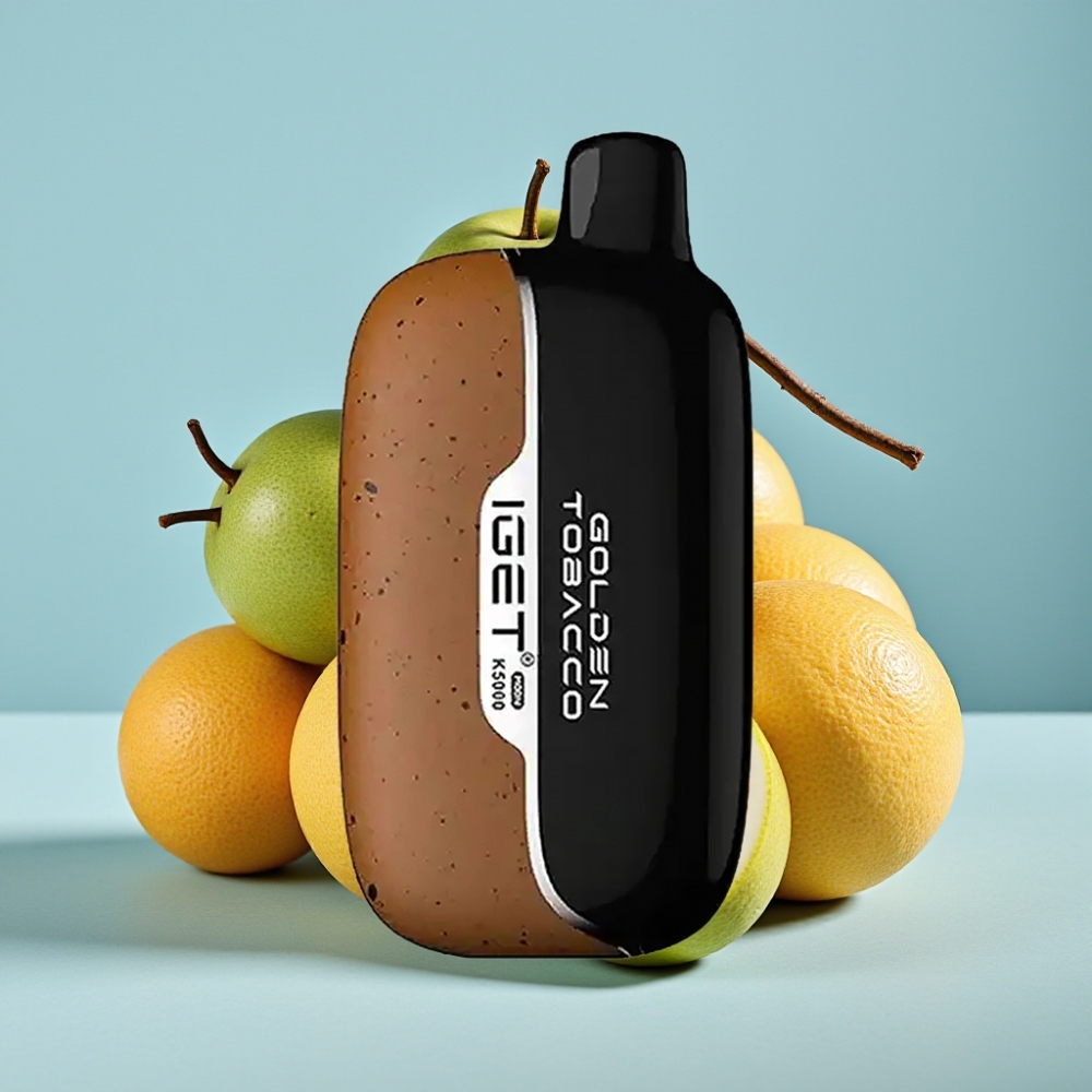 IGET Moon K5000 Puffs Vape Desechable 815g Tabaco Dorado