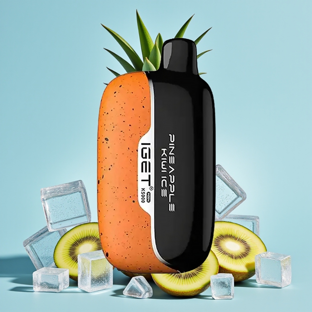 IGET Moon K5000 Puffs Vape Desechable Piña Kiwi Hielo 815g PC 135 Ohm