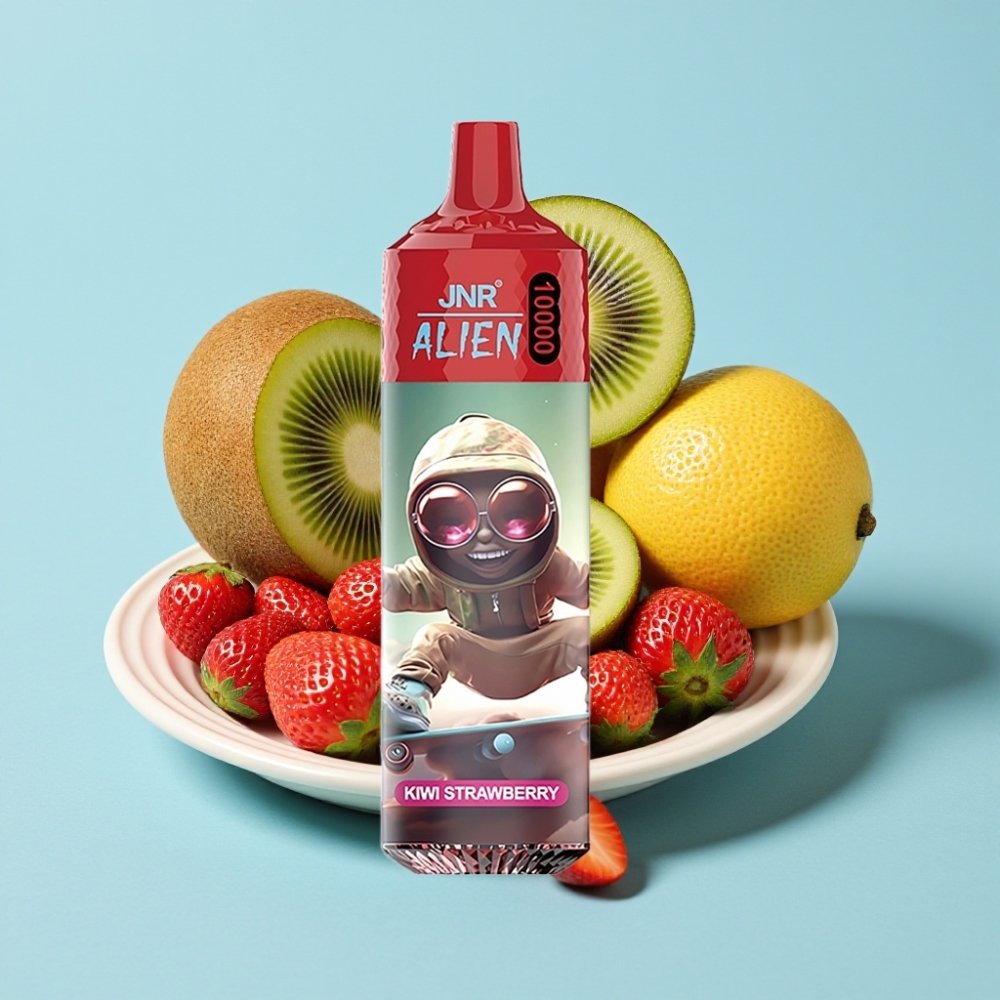 JNR Alien 10000 Puffs 850mAh Tipo-C 20ml Luz LED Kiwi Fresa