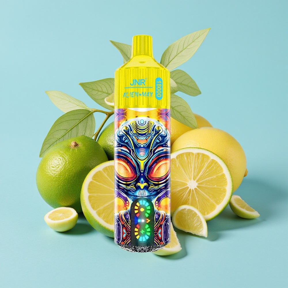 JNR Alien Max 18000 Caladas Pantalla LED Dual Mesh 28ml Limón  Lima