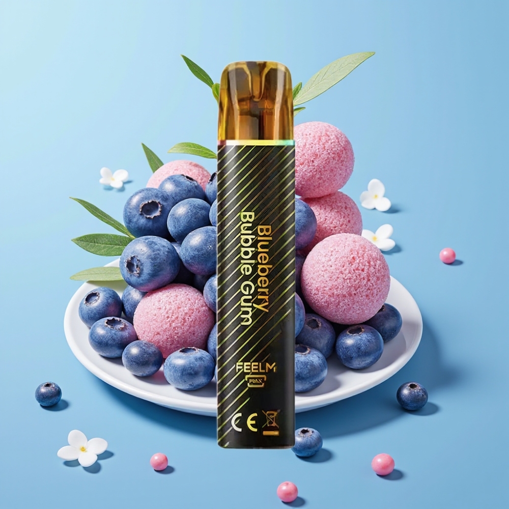 JNR BlackGolden 800 Puffs 2ml Chicle de Arándano Azul Vape Desechable