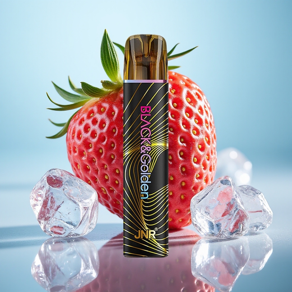 JNR BlackGolden 800 Puffs 2ml Fresa Helada Vape Desechable