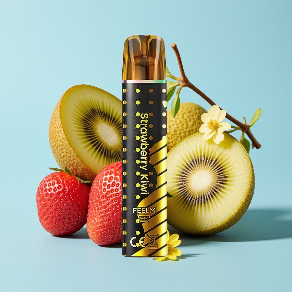 JNR BlackGolden 800 Puffs 2ml Fresa Kiwi Vape Desechable