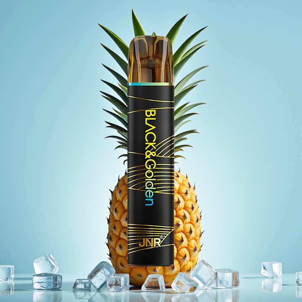 JNR BlackGolden 800 Puffs 2ml Piña Hielo Vape Desechable