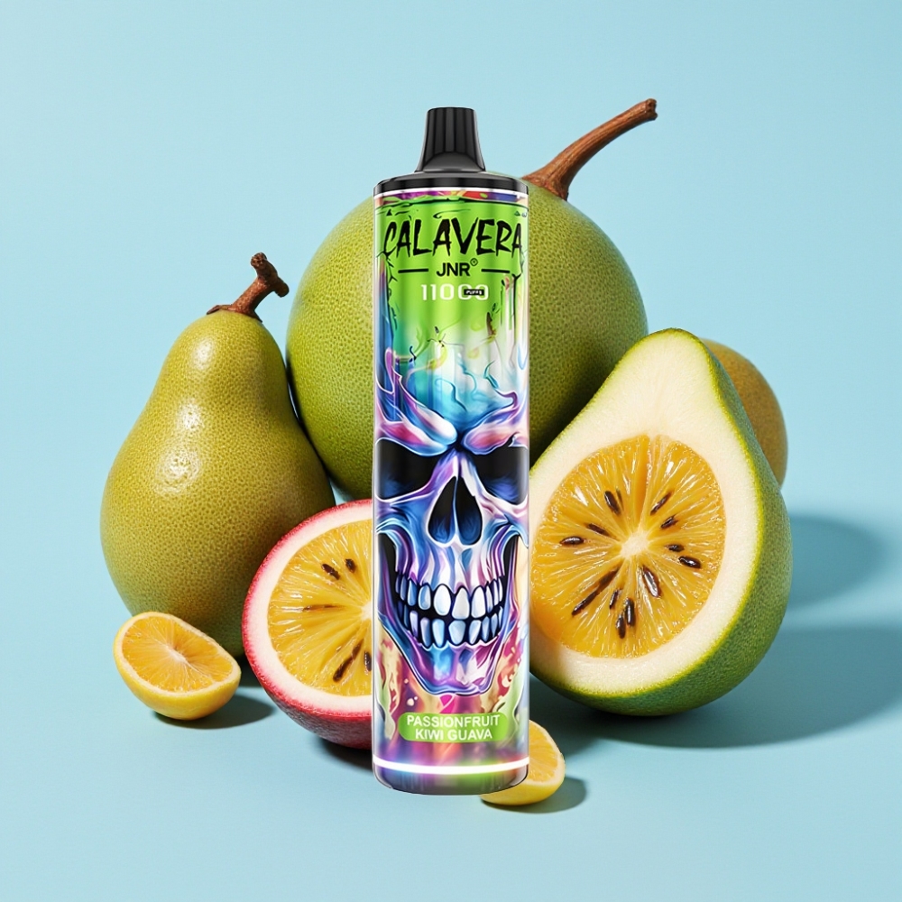 JNR Calavera 11000 Puffs 21ml 850mAh Tipo-C Maracuyá Kiwi Guayaba