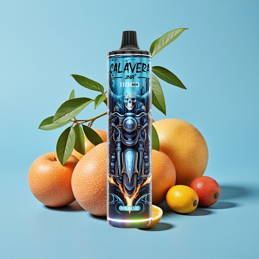 JNR Calavera 11000 Puffs Tipo-C 850mAh 21ml 10ohm Mr Azul