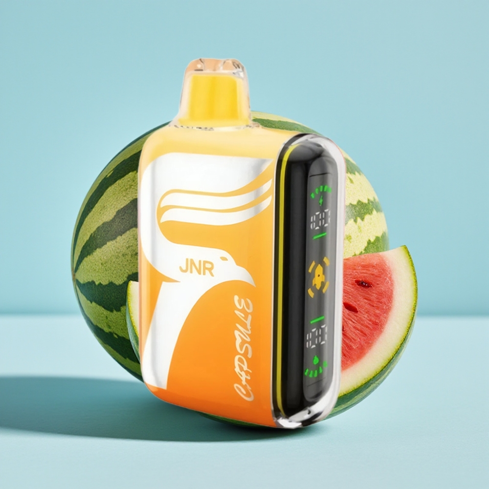 JNR Capsule 15000 Puffs 20ml Doble Malla Carga Rápida Sandía Lichi
