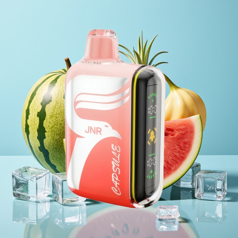 JNR Capsule 15000 Puffs Sandía Brazz Hielo 20ml 850mAh Dual Mesh Coil