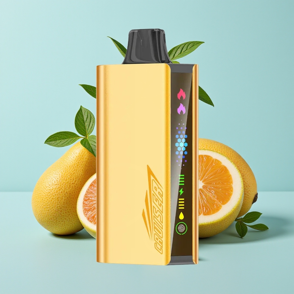 JNR Cruiser 12000 Puffs Sin Carga Vape Desechable Menta Fría Batería 3500mAh Cuerpo Metálico