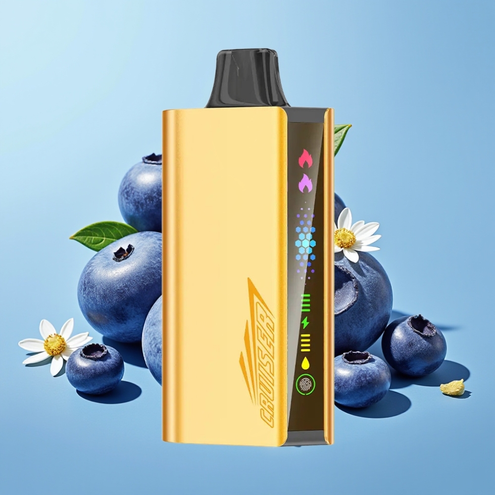JNR Cruiser Vape Desechable Sin Carga 12000 Caladas Cuerpo de Aluminio Explosión de Arándanos