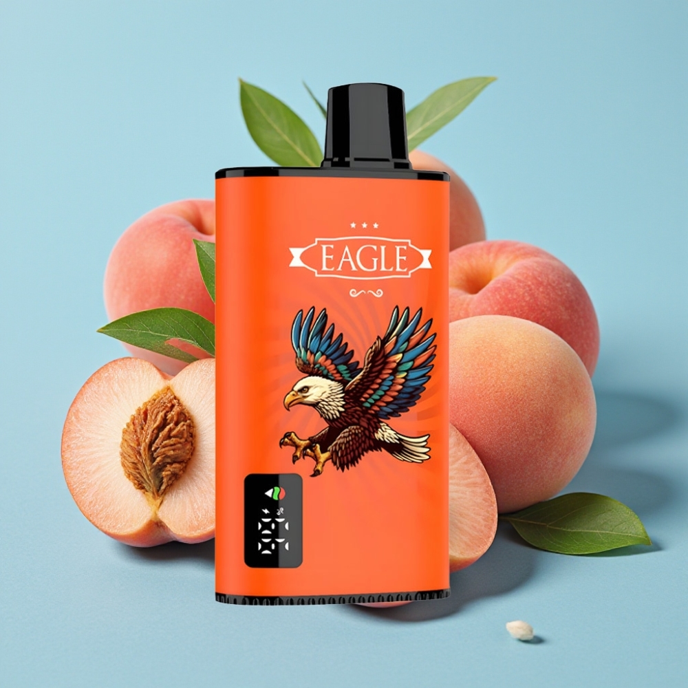 JNR EAGLE Smart 23000 Puffs Vape Digital Pantalla 10ohm Melocotones Jugosos