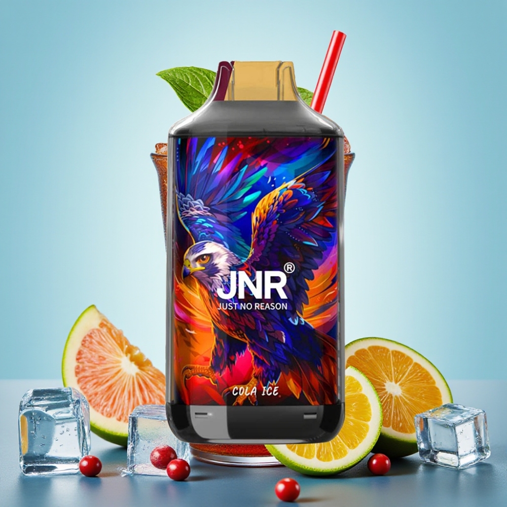 JNR Falcon 16000 Puffs 850mAh 22ml Doble Malla Cola Helada