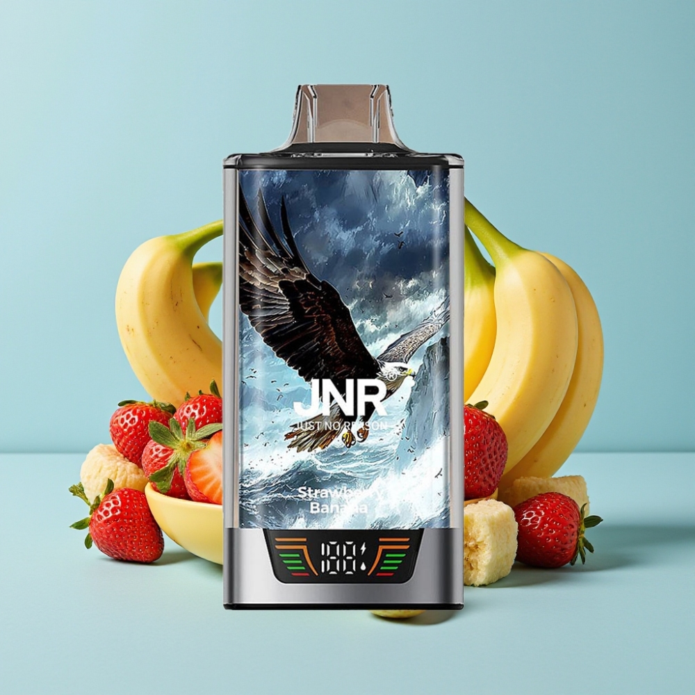 JNR Falcon Pro 28000 30ml 950mAh 5 Nicotina Dual Mesh Fresa Plátano