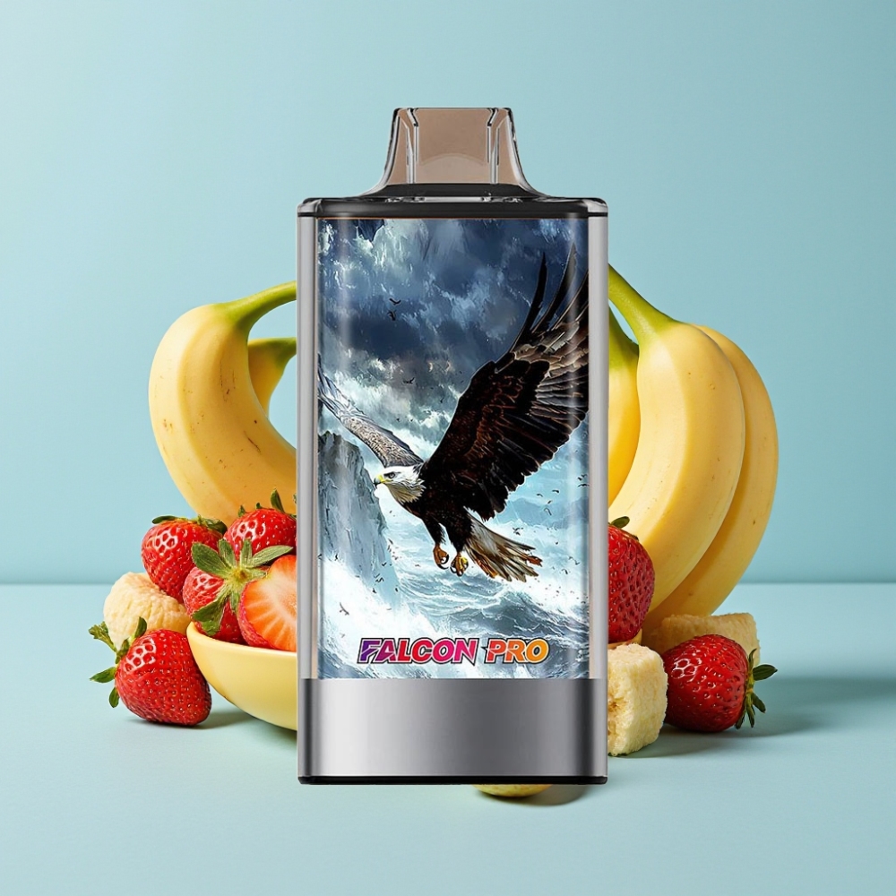 JNR Falcon Pro 28000 30ml 950mAh 5 Nicotina Dual Mesh Fresa Plátano