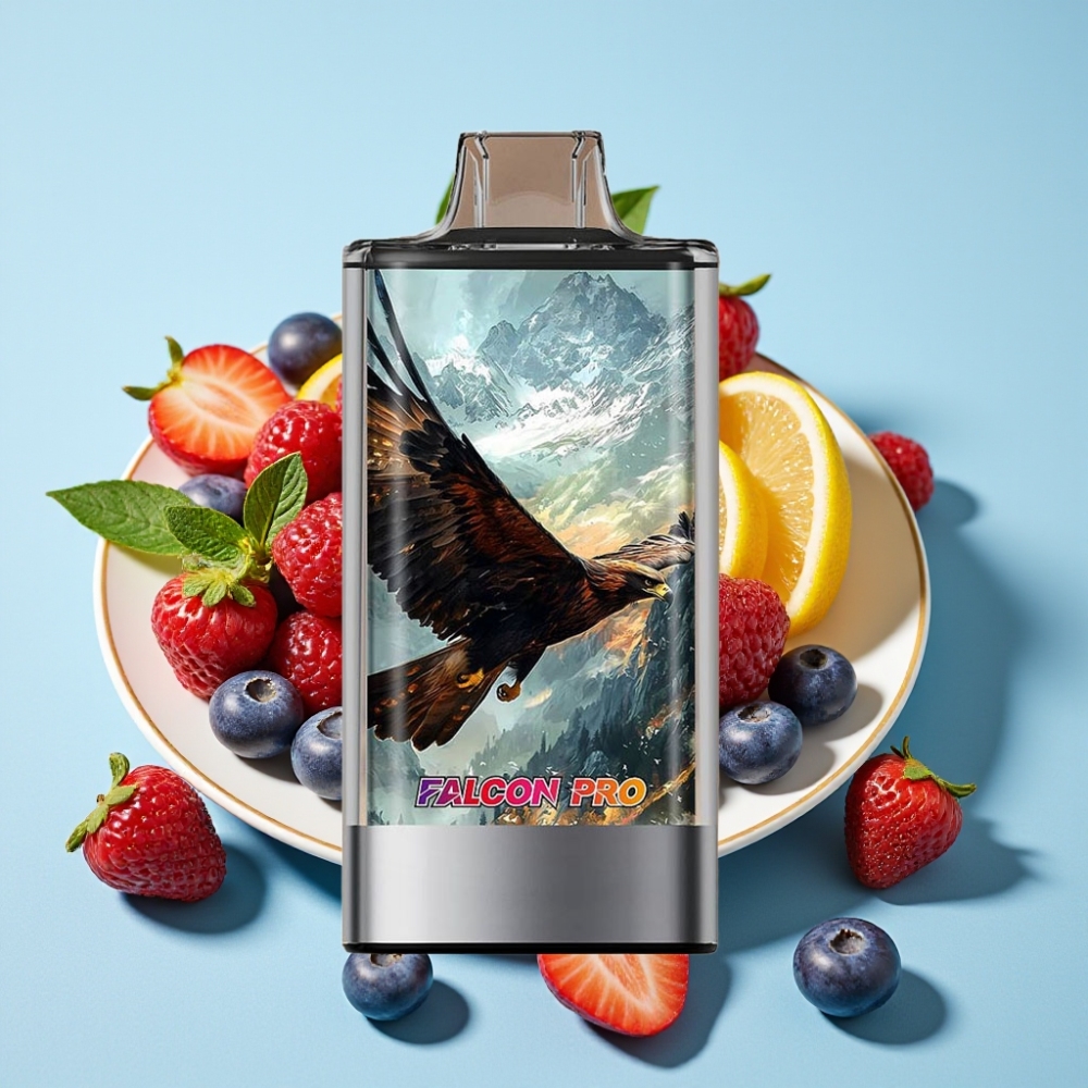 JNR Falcon Pro 28000 30ml 950mAh 5 Nicotina USB-C Dual Mesh MTL Frutas Mixtas