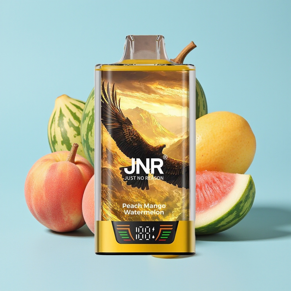 JNR Falcon Pro 28000 Vape Desechable 30ml 950mAh 5 Nicotina Duraznó Mango Sandía